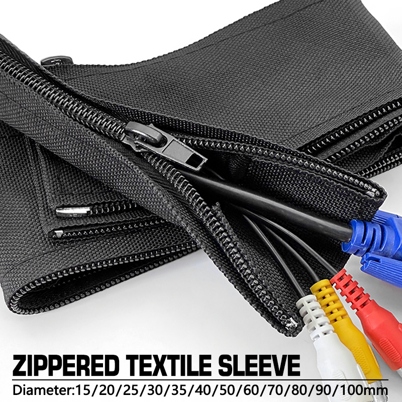 Cable Sleeve Neoprene - Guaina per Cavi con Cerniera Impermeabile,