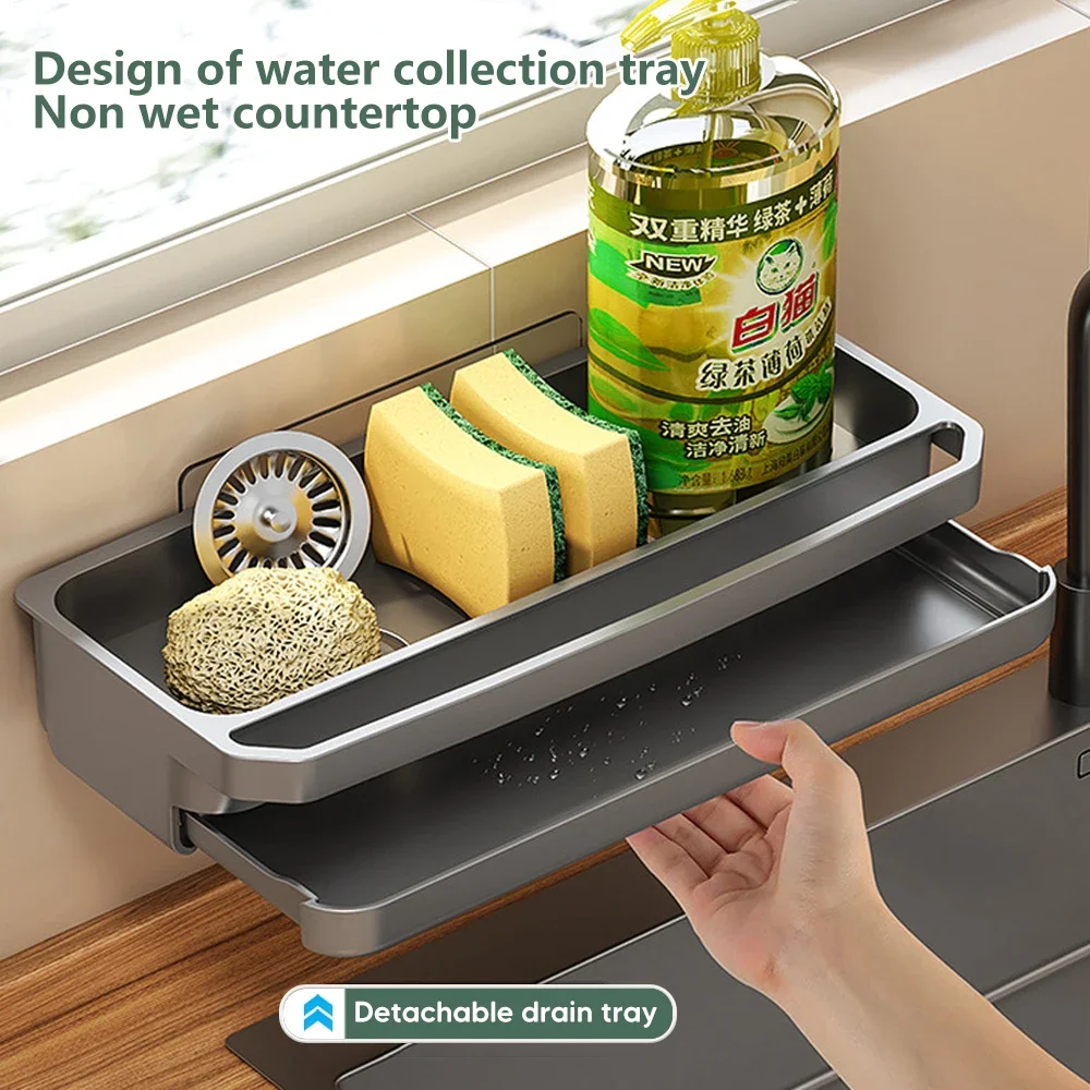 Tech Accessories Organizer - Organizzatore per lavello da cucina Scolapiatti
