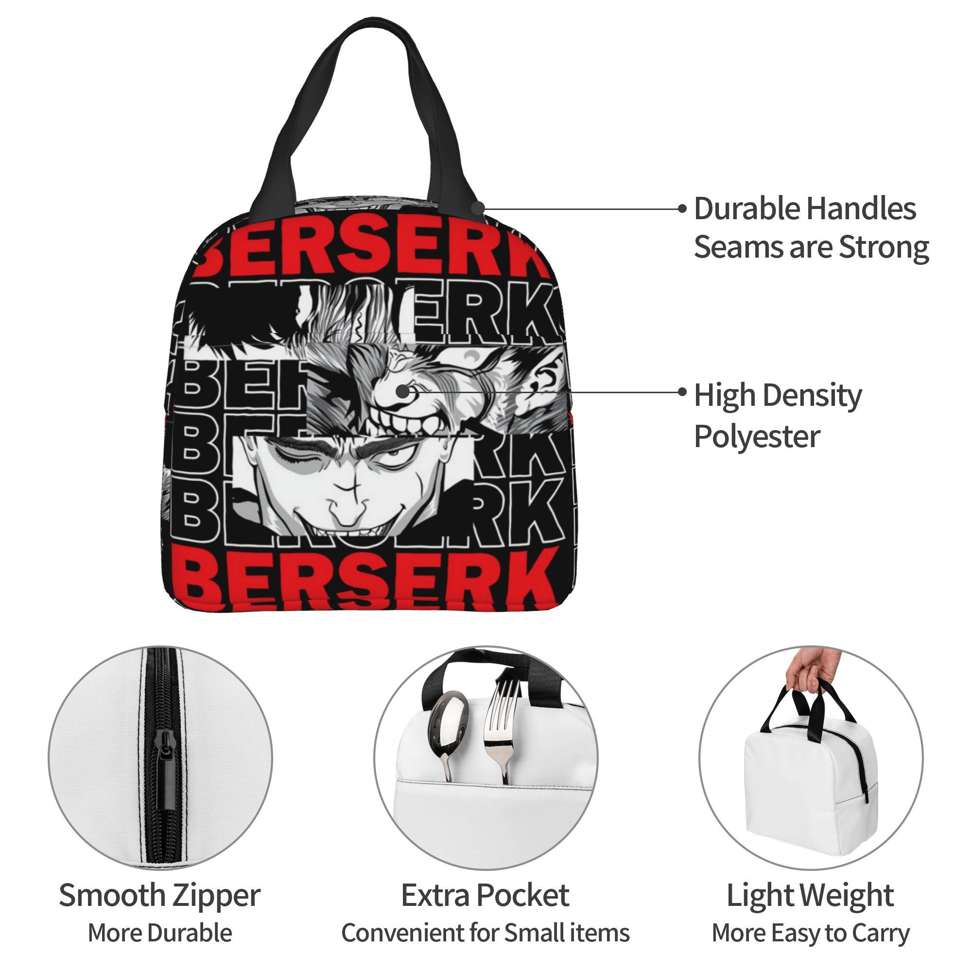 Tech Accessories Organizer - Borsa per il pranzo termicamente isolata