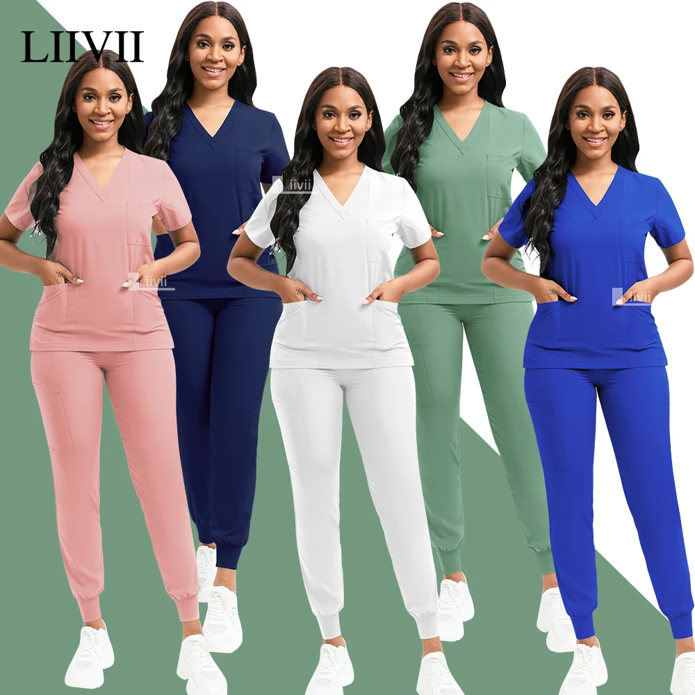 Vet Tech Accessories - Uniforme da infermiera medica 2 pezzi
