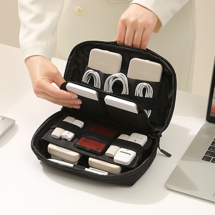 Tech Accessories Gifts For Men - Organizer Portatile da Viaggio per Cavi,