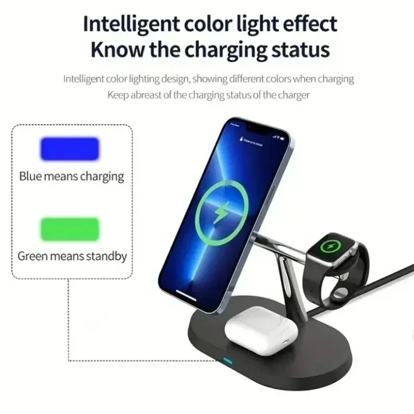 Caricatore Wireless Magnetico  - Wireless Charger 3 In 1 recensione e prezzo