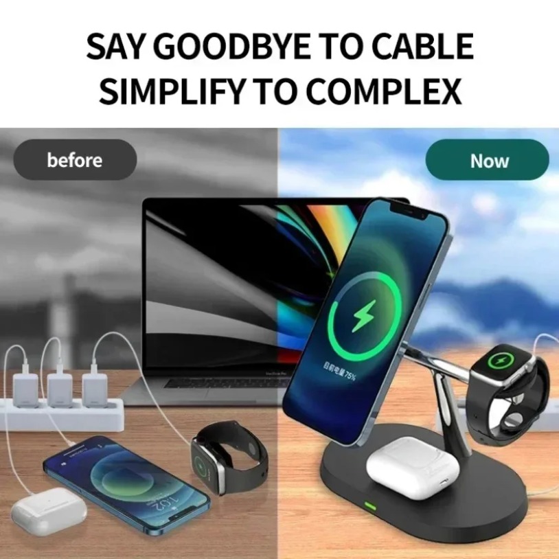 Caricatore Wireless Magnetico  - Wireless Charger 3 In 1 recensione e prezzo
