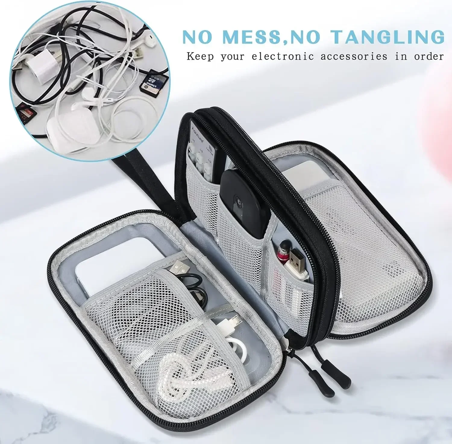 Borsa da Viaggio per Cavi, Cus - Tech Accessories Organizer recensione e prezzo