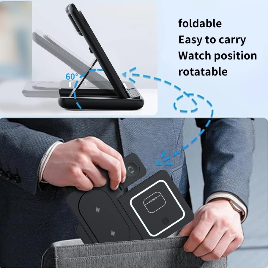 Supporto per caricabatterie wi - Wireless Charger 3 In 1 recensione e prezzo